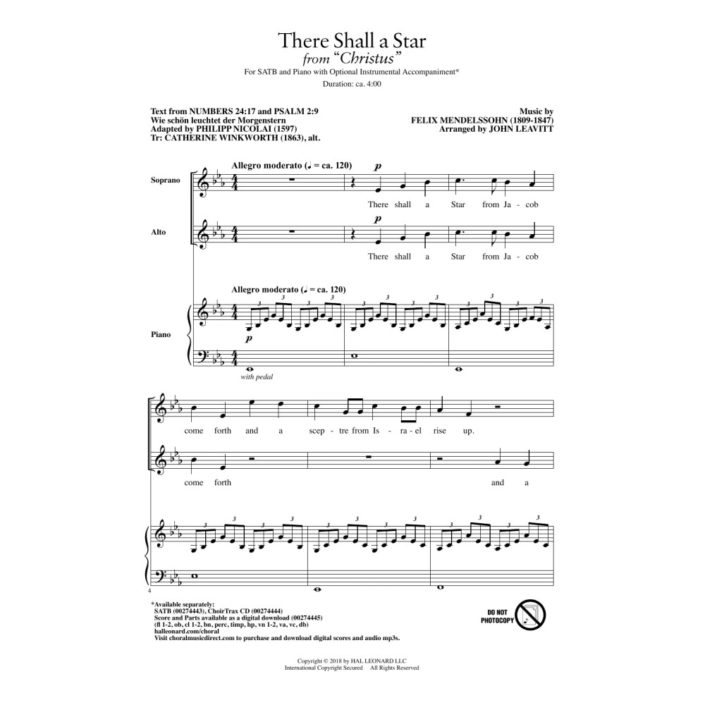 There Shall A Star (arr. John Leavitt)