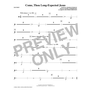 Come, Thou Long-Expected Jesus (arr. Heather Sorenson) - Ratchet