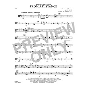 From a Distance (arr. Larry Moore) - Viola