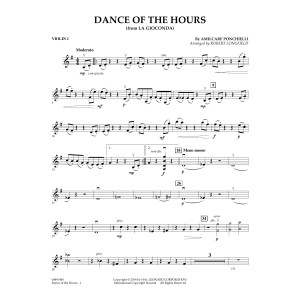 Dance of the Hours (arr. Robert Longfield) - Violin 1