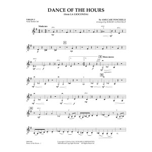 Dance of the Hours (arr. Robert Longfield) - Violin 3 (Viola Treble Clef)