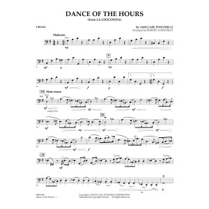 Dance of the Hours (arr. Robert Longfield) - Cello