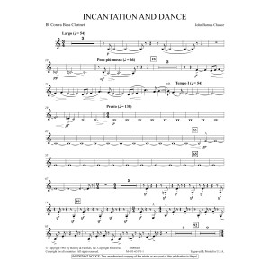 Incantation and Dance - Bb Contra Bass Clarinet
