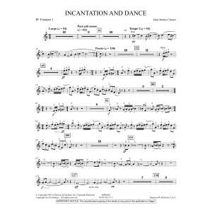 Incantation and Dance - Bb Trumpet 1