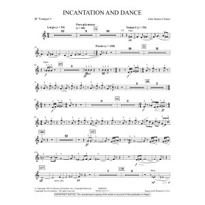 Incantation and Dance - Bb Trumpet 3