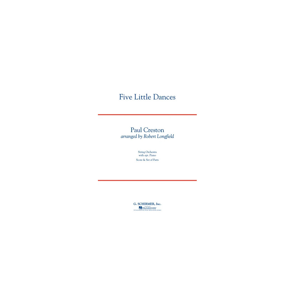 Five Little Dances (arr. Paul Longfield) - Piano
