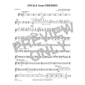 Finale from Firebird (arr. Jamin Hoffman) - Violin 1A