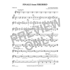 Finale from Firebird (arr. Jamin Hoffman) - Violin 1B