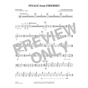 Finale from Firebird (arr. Jamin Hoffman) - Percussion