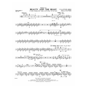 Beauty and the Beast Highlights (arr. Calvin Custer) - Drum Set
