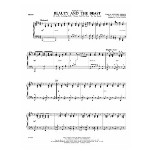 Beauty and the Beast Highlights (arr. Calvin Custer) - Piano