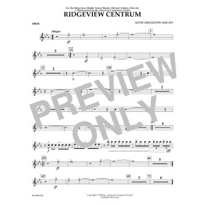 Ridgeview Centrum - Oboe