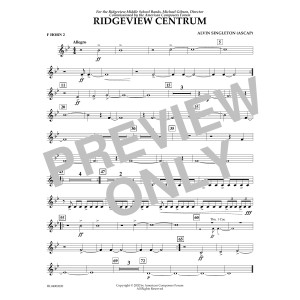 Ridgeview Centrum - F Horn 2