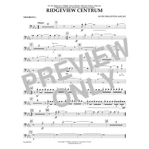 Ridgeview Centrum - Trombone 1