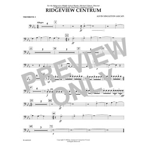 Ridgeview Centrum - Trombone 2