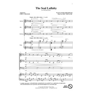 The Seal Lullaby (arr. Emily Crocker)
