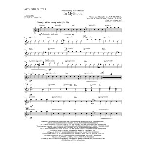 In My Blood (arr. Jacob Narverud) - Acoustic Guitar