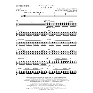 In My Blood (arr. Jacob Narverud) - Electric Guitar
