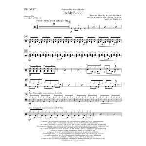 In My Blood (arr. Jacob Narverud) - Drums