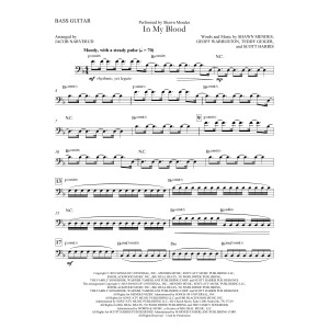 In My Blood (arr. Jacob Narverud) - Bass