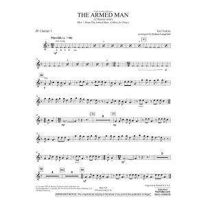 The Armed Man (from A Mass for Peace) (arr. Robert Longfield) - Bb Clarinet 1