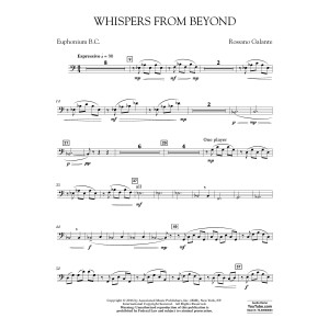 Whispers from Beyond - Euphonium in Bass Clef