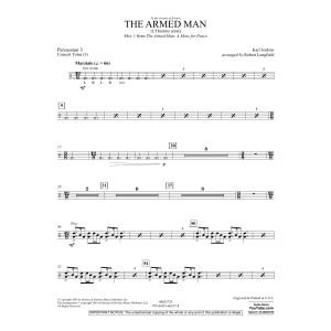 The Armed Man (from A Mass for Peace) (arr. Robert Longfield) - Percussion 3