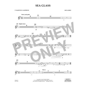 Sea Glass - Eb Baritone Saxophone