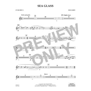 Sea Glass - Bb Trumpet 1