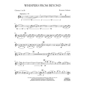 Whispers from Beyond - Bb Clarinet 1