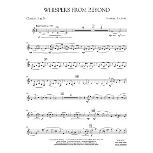 Whispers from Beyond - Bb Clarinet 3