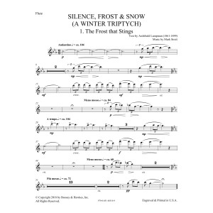 Silence, Frost & Snow (A Winter Triptych) - Flute/Piccolo