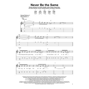 Never Be The Same