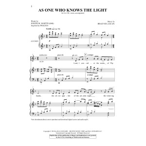 As One Who Knows The Light