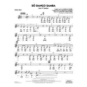 Só Danço Samba (Jazz 'n' Samba) (arr. Mark Taylor) - Vocal Solo