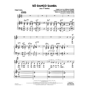 Só Danço Samba (Jazz 'n' Samba) (arr. Mark Taylor) - Piano/Vocal