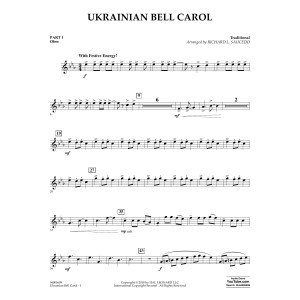 Ukrainian Bell Carol - Pt.1 - Oboe