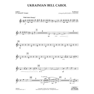 Ukrainian Bell Carol - Pt.2 - Bb Clarinet/Bb Trumpet