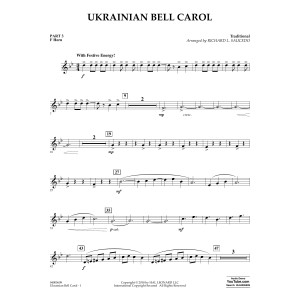 Ukrainian Bell Carol - Pt.3 - F Horn
