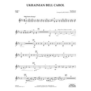 Ukrainian Bell Carol - Pt.3 - Violin