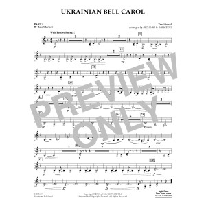 Ukrainian Bell Carol - Pt.5 - Bb Bass Clarinet
