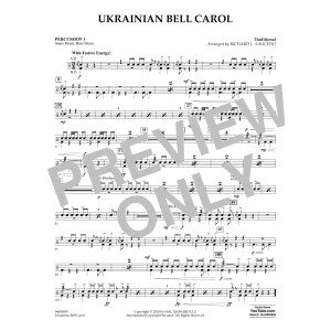 Ukrainian Bell Carol - Percussion 1