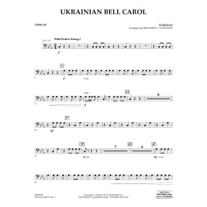 Ukrainian Bell Carol - Timpani