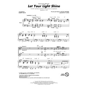 Let Your Light Shine (arr. Kirby Shaw)