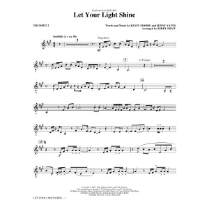 Let Your Light Shine (arr. Kirby Shaw) - Trumpet 2