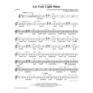 Let Your Light Shine (arr. Kirby Shaw) - Guitar