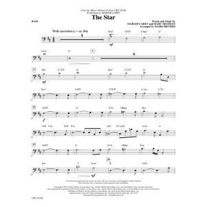 The Star (arr. Mark Brymer) - Bass