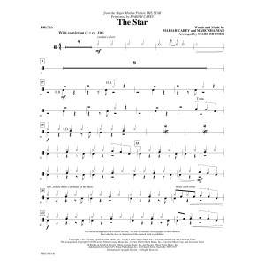 The Star (arr. Mark Brymer) - Drums