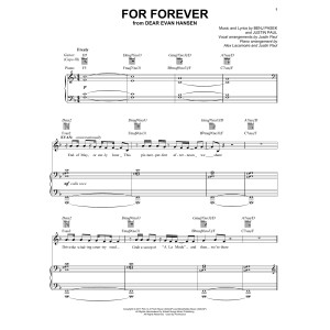 For Forever (from Dear Evan Hansen)