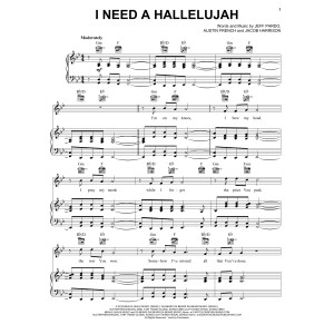I Need A Hallelujah